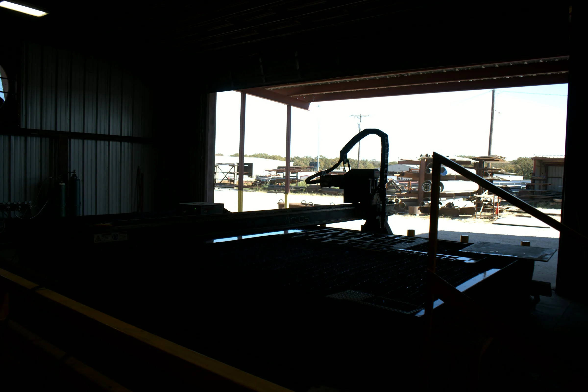 Finished result, the CNC plasma table
