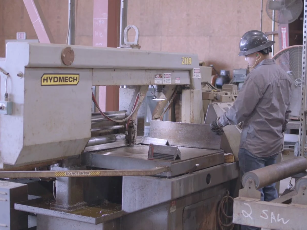Cutting at the shop